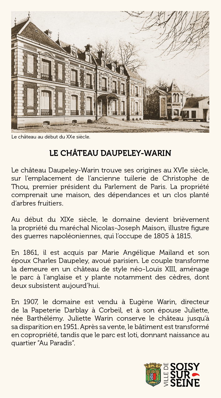 LE CHATEAU DAUPELEY WARIN
